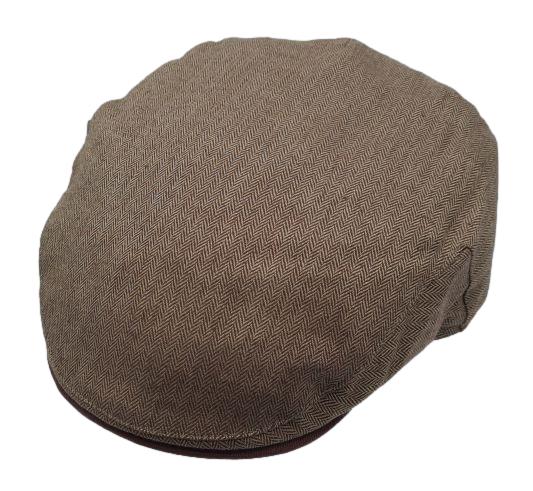 Christys’ County Cap – Brown Herringbone image 0