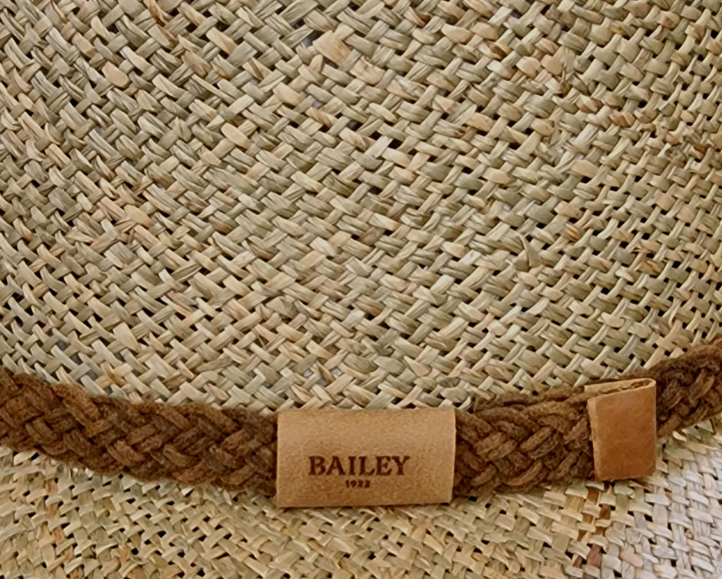 Bailey Melton Seagrass Gambler Style Hat - Natural image 2