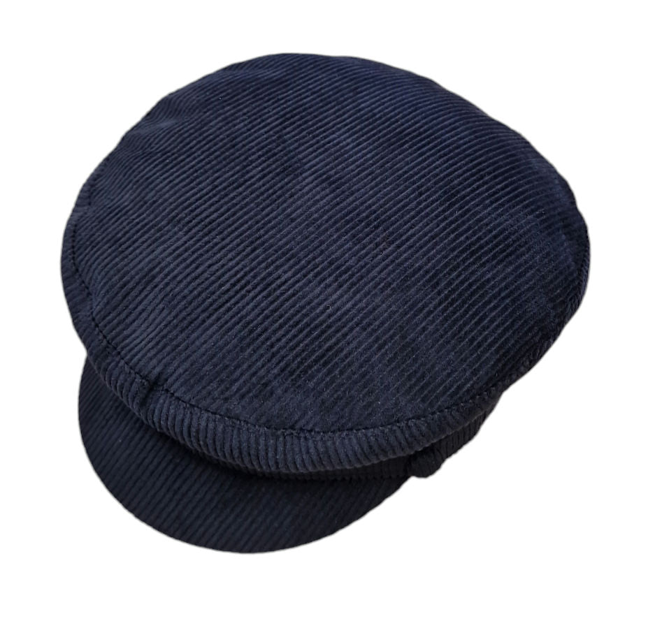 Failsworth Corduroy Mariner Cap – Navy image 0