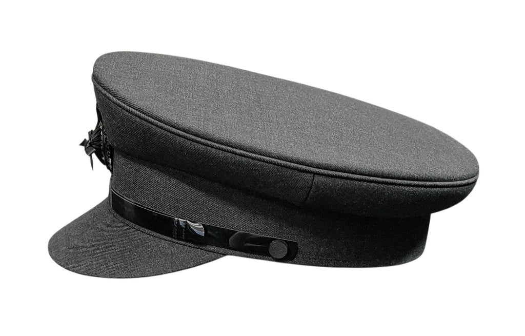 CCC Ltd Chauffeur Cap – Charcoal Grey Wool/Polyester image 1