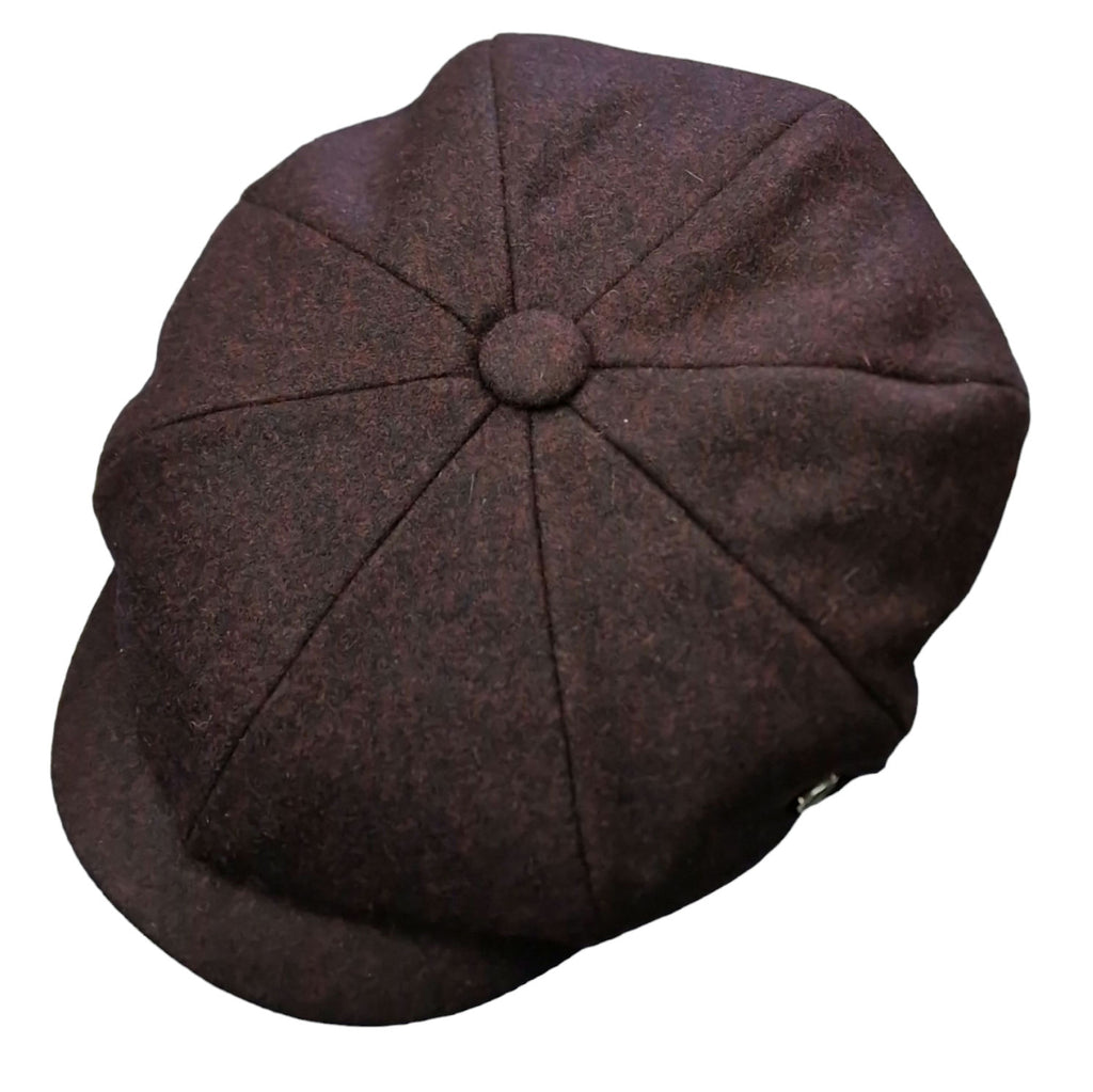 Failsworth Urban Baker Boy Alfie – Merlot Wool Melton image 2