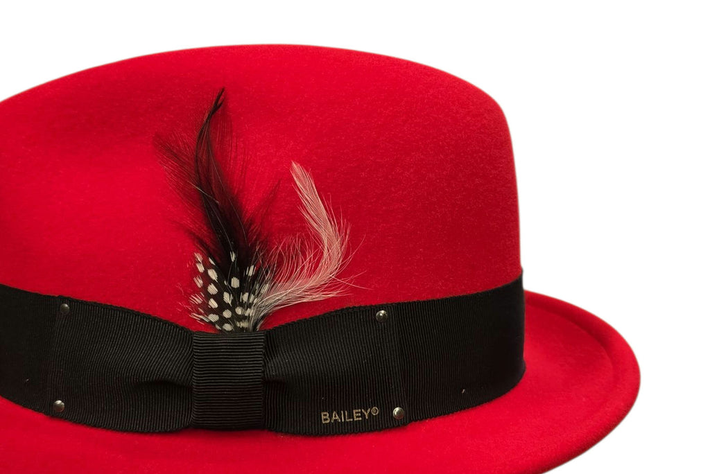 Bailey Tino Wool Felt Trilby – Red image 2