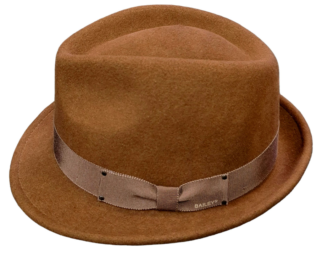Bailey Wynn Trilby - Cognac | Lightweight, Water-Repellent Travel Hat image 2
