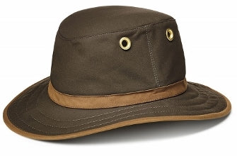 Tilley TWC7 Waxed Cotton Water Repellent - Olive Green/British Tan image 0