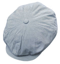 City Sport Urban Baker Boy Cap – Light Blue Check image 0