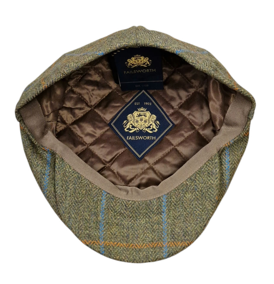 Failsworth Porelle Waterproof County Cap 486 – Orange/Blue Panecheck image 1