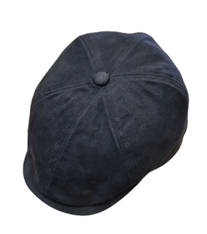 Failsworth Hudson Cotton Urban Baker Boy Cap – Navy/Salmon image 0