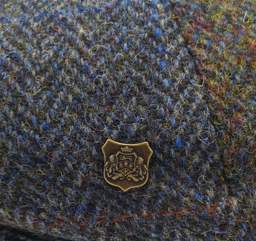Failsworth Lewis Urban Baker Boy Cap – Patchwork Harris Tweed image 1