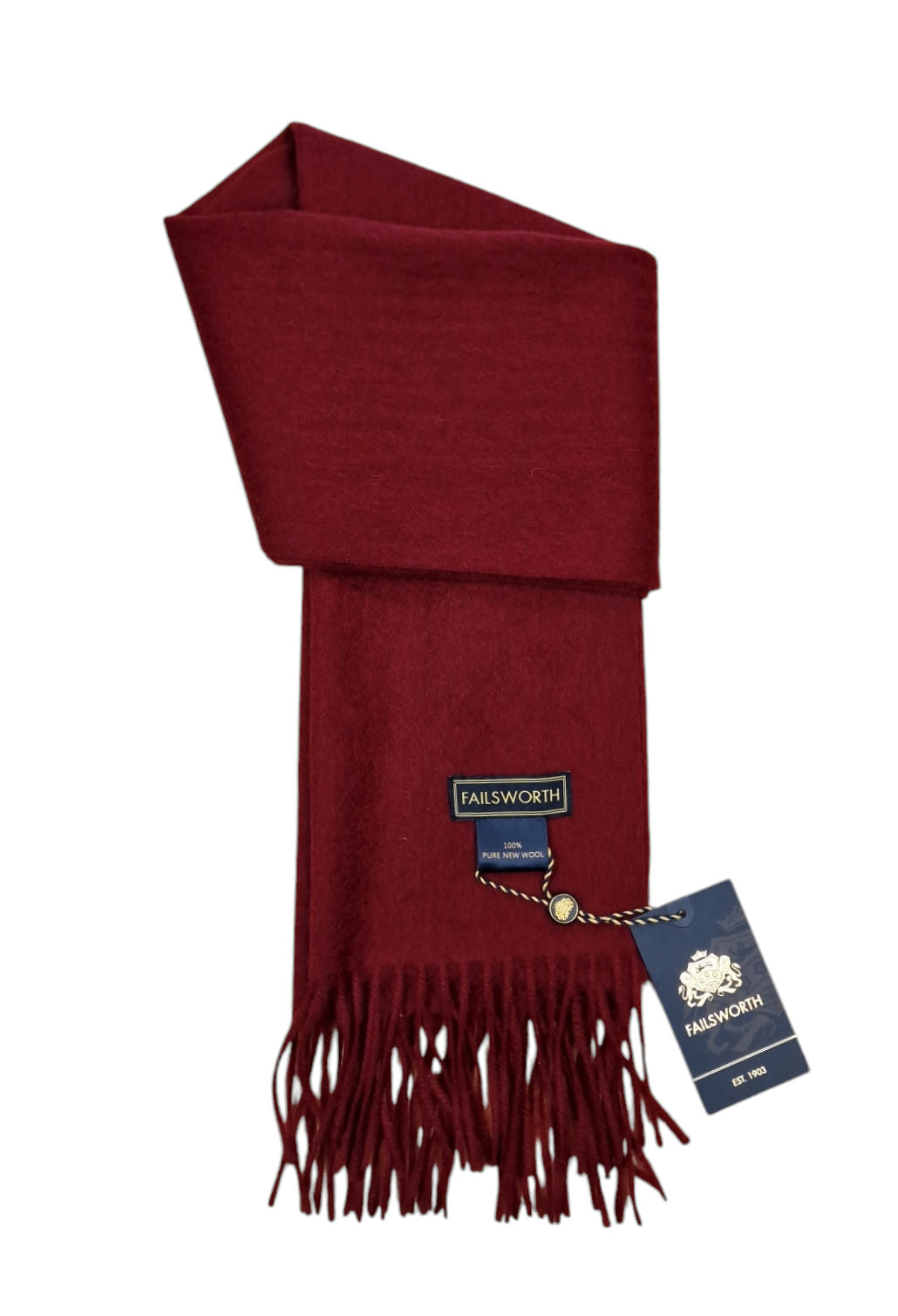 Failsworth Lambswool Scarf - Wine image 0