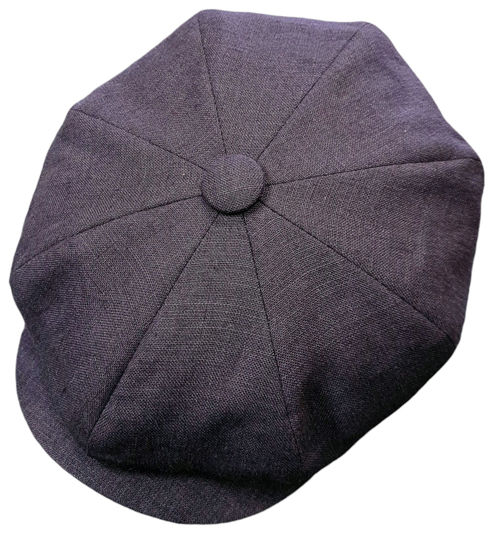 City Sport Classic Baker Boy 11" Leyton Cap Linen – Navy image 0