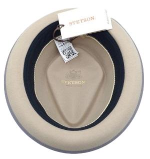 Stetson Hulett Diamond Crown Pork Pie Hat – Natural image 1