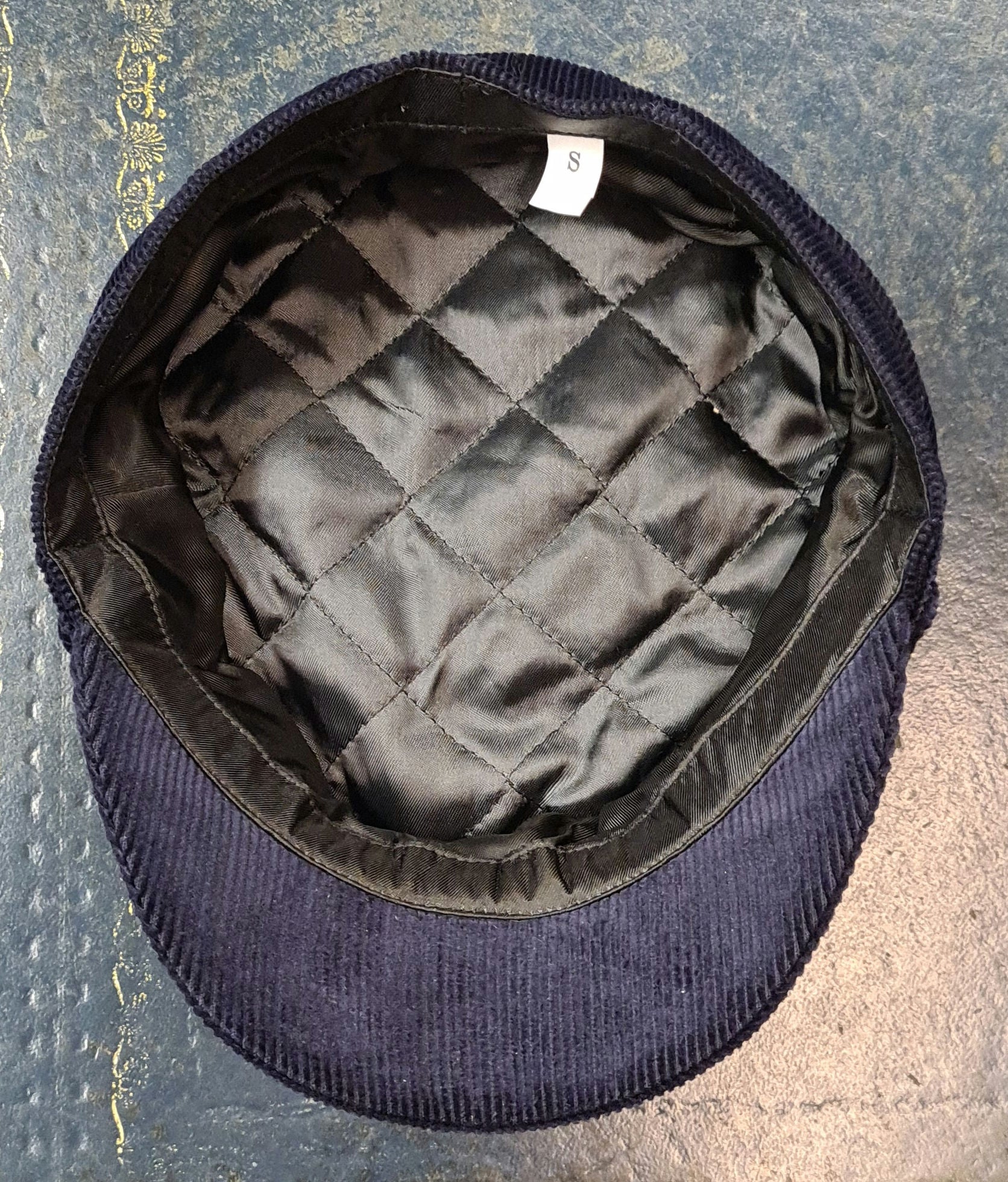CCC Ltd Cord Clipper Cap - Navy image 1
