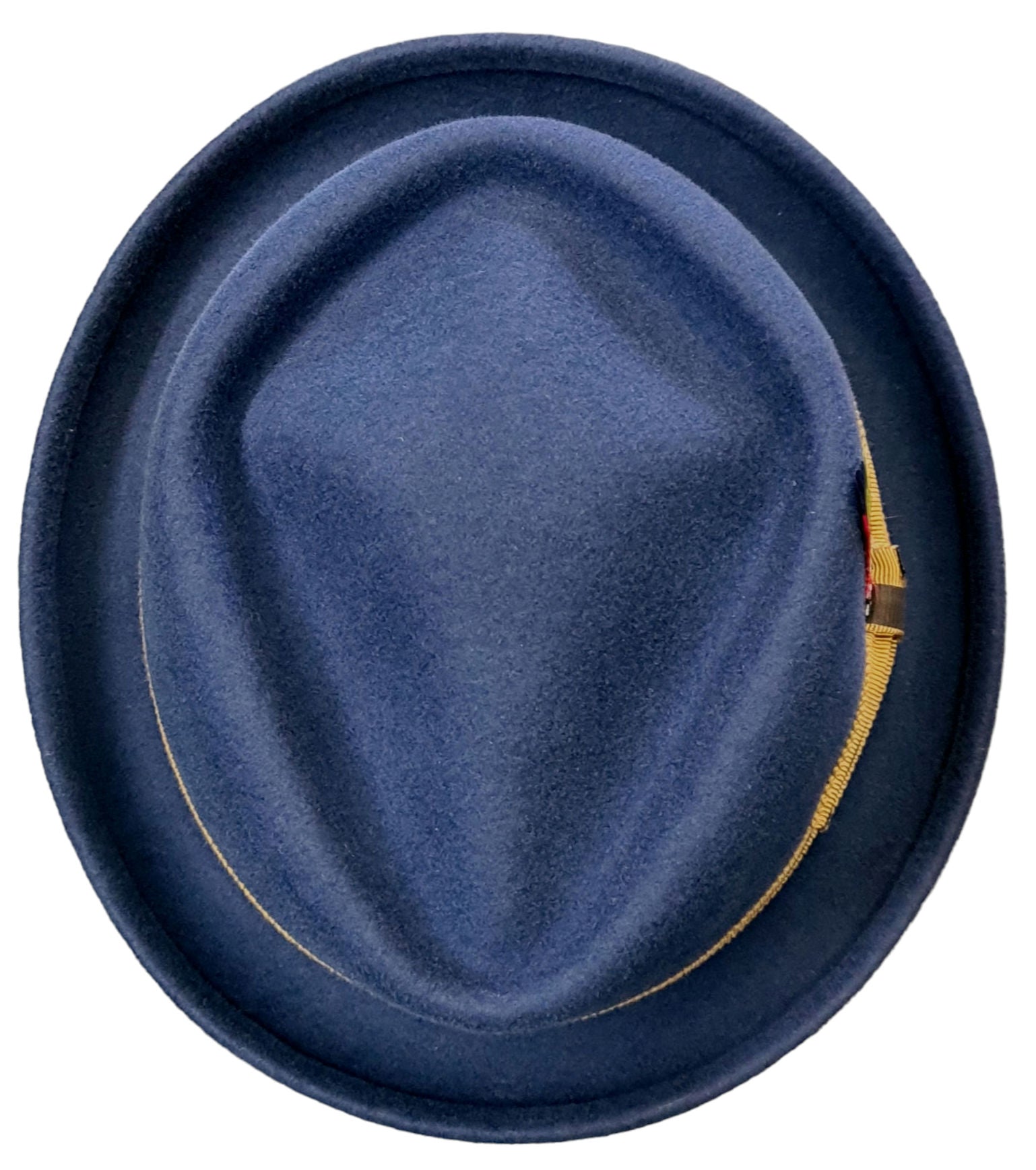 Stetson Kentaro Pork Pie Hat – Blue Wool Felt image 4