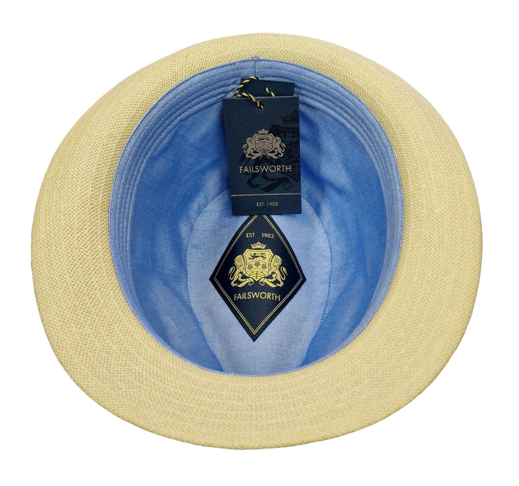 Failsworth Paperstraw Trilby – Straw image 1