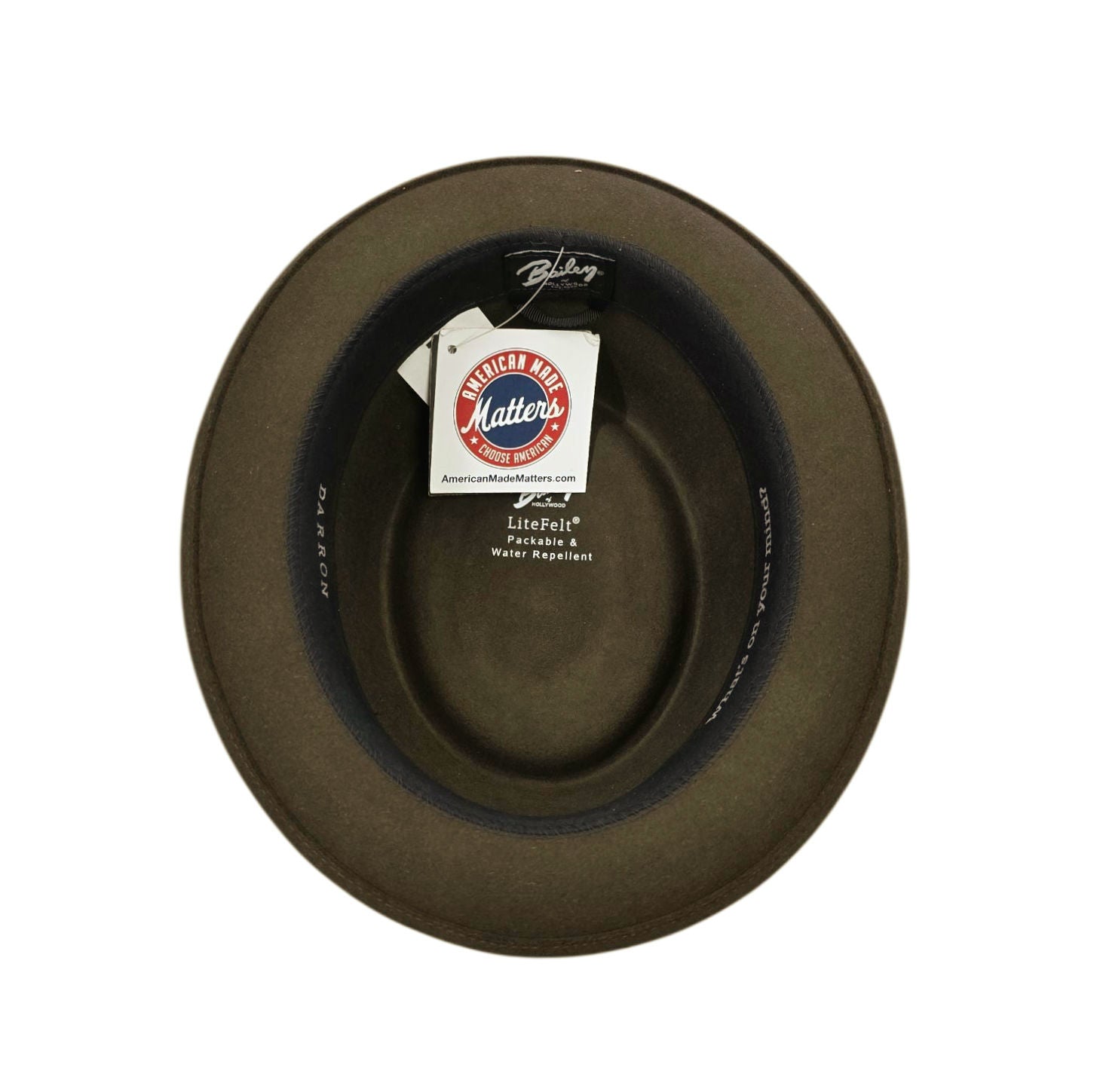 Bailey Darron Pork Pie Hat – Serpent Bronze Lovat image 1