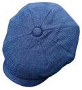 Failsworth Alfie Linen Urban Baker Boy Cap – Blue Marine image 0
