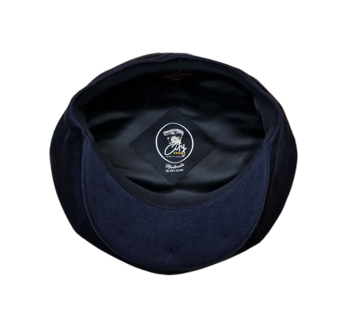 City Sport Oversized Baker Boy 11.5" Cashmere - Navy Blue image 1