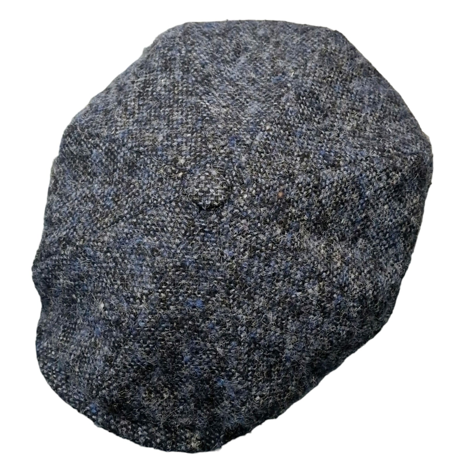 Stetson Hatteras Donegal Tweed Cap – Blue/Grey image 0
