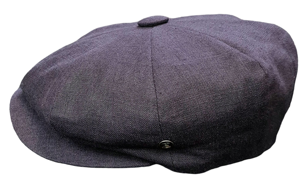 City Sport Classic Baker Boy 11" Leyton Cap Linen – Navy image 2