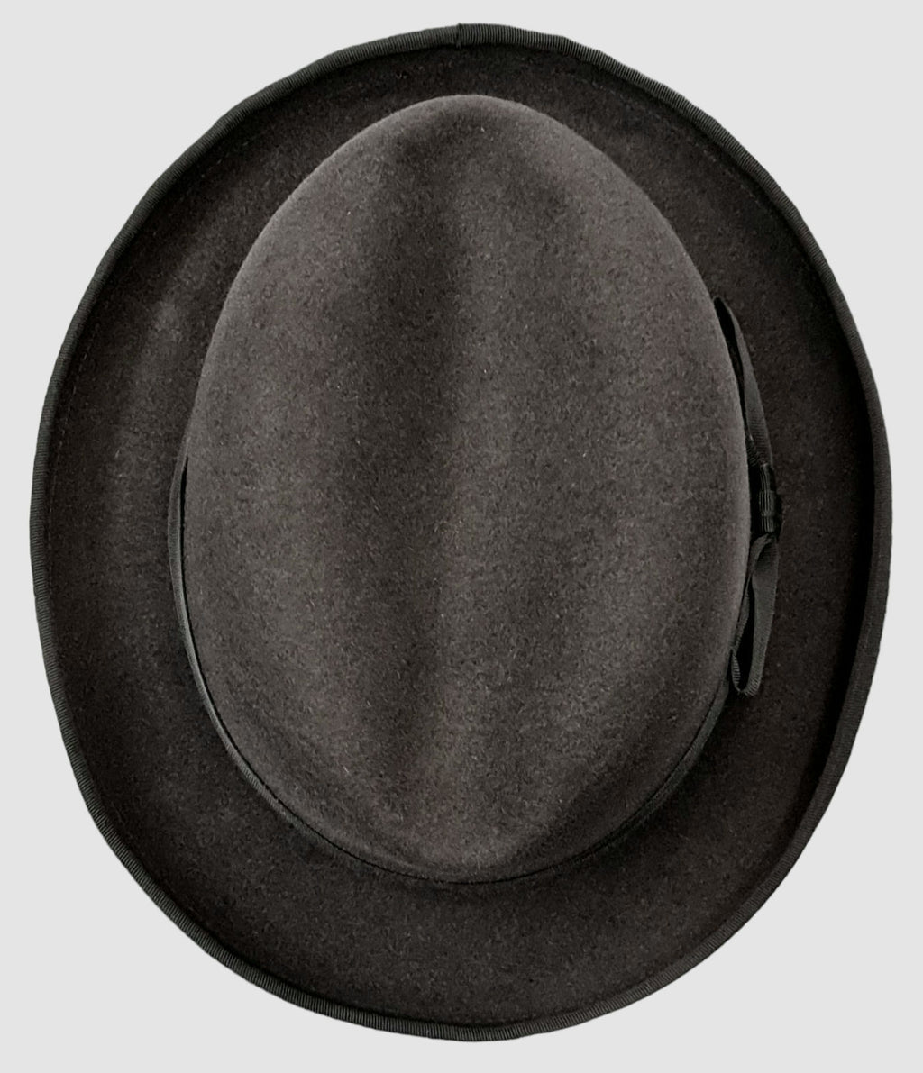 Christys' Homburg Hat – Charcoal Grey image 3