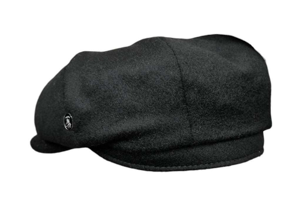 City Sport Docker Baker Boy Loden – Pure Black image 3