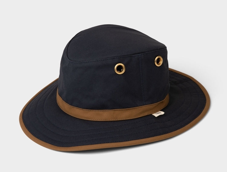 Tilley TWC7 Waxed Cotton Water Repellent - Navy/British Tan image 0