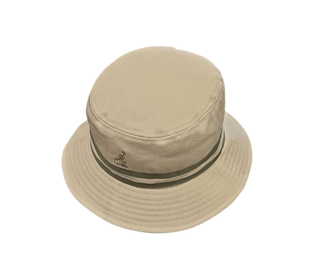 Kangol Striped Lahinch Bucket Hat - Beige image 0