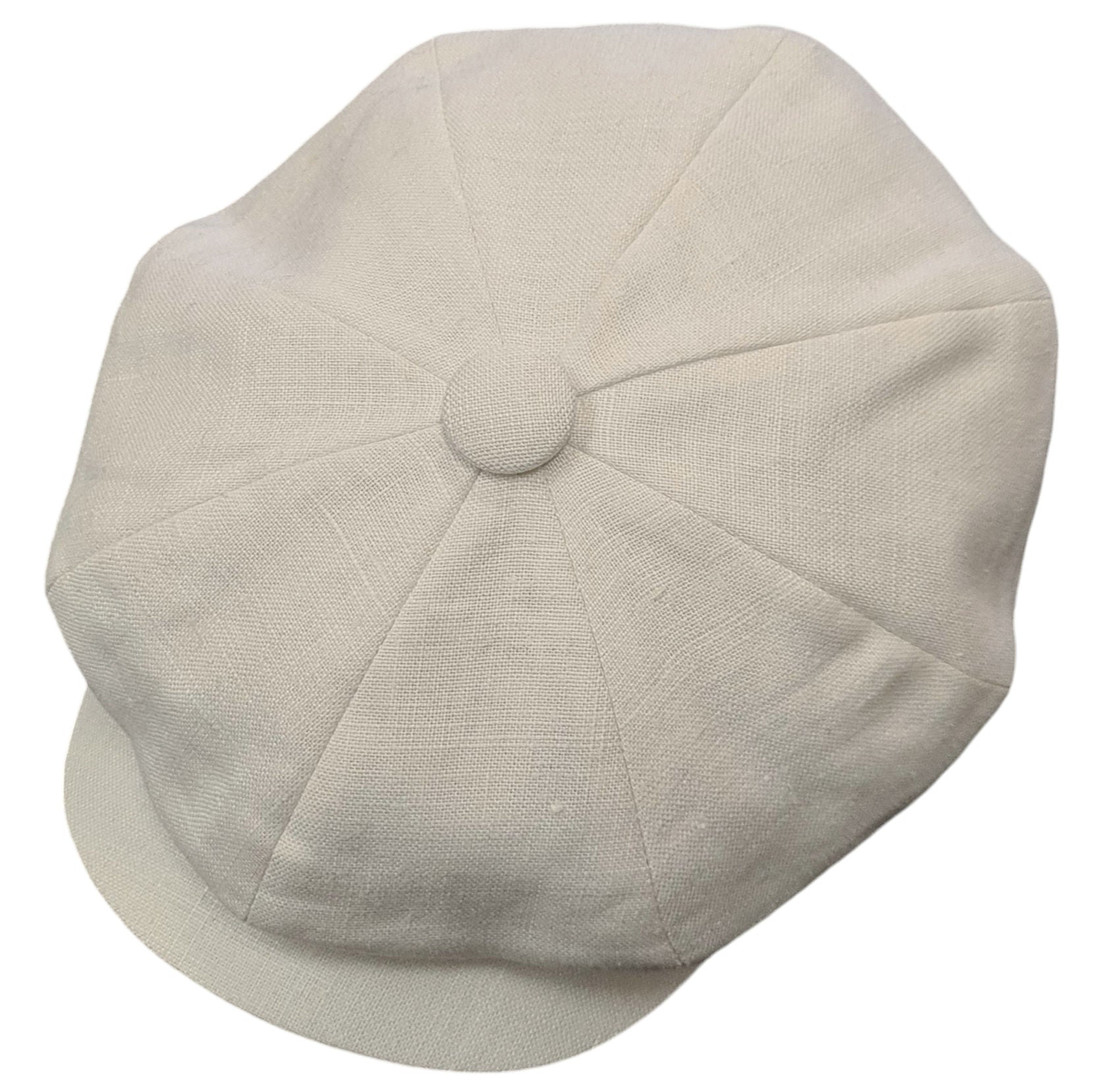 City Sport Classic Baker Boy 11" Leyton Cap Linen - White image 0