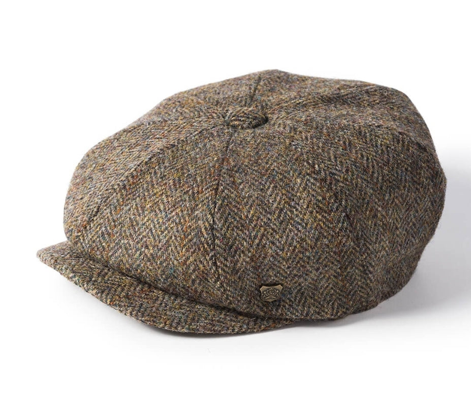 Failsworth Carloway 2013 Urban Baker Boy Cap – Light Brown Panecheck image 2