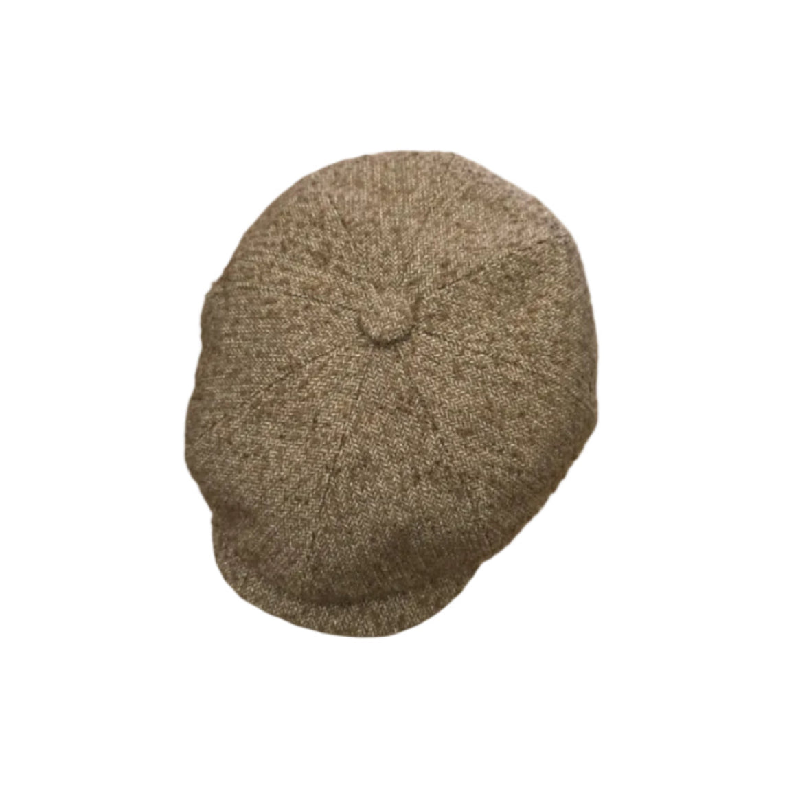 Bailey Cassell Urban Baker Boy Cap – Brown Brass Herringbone image 0
