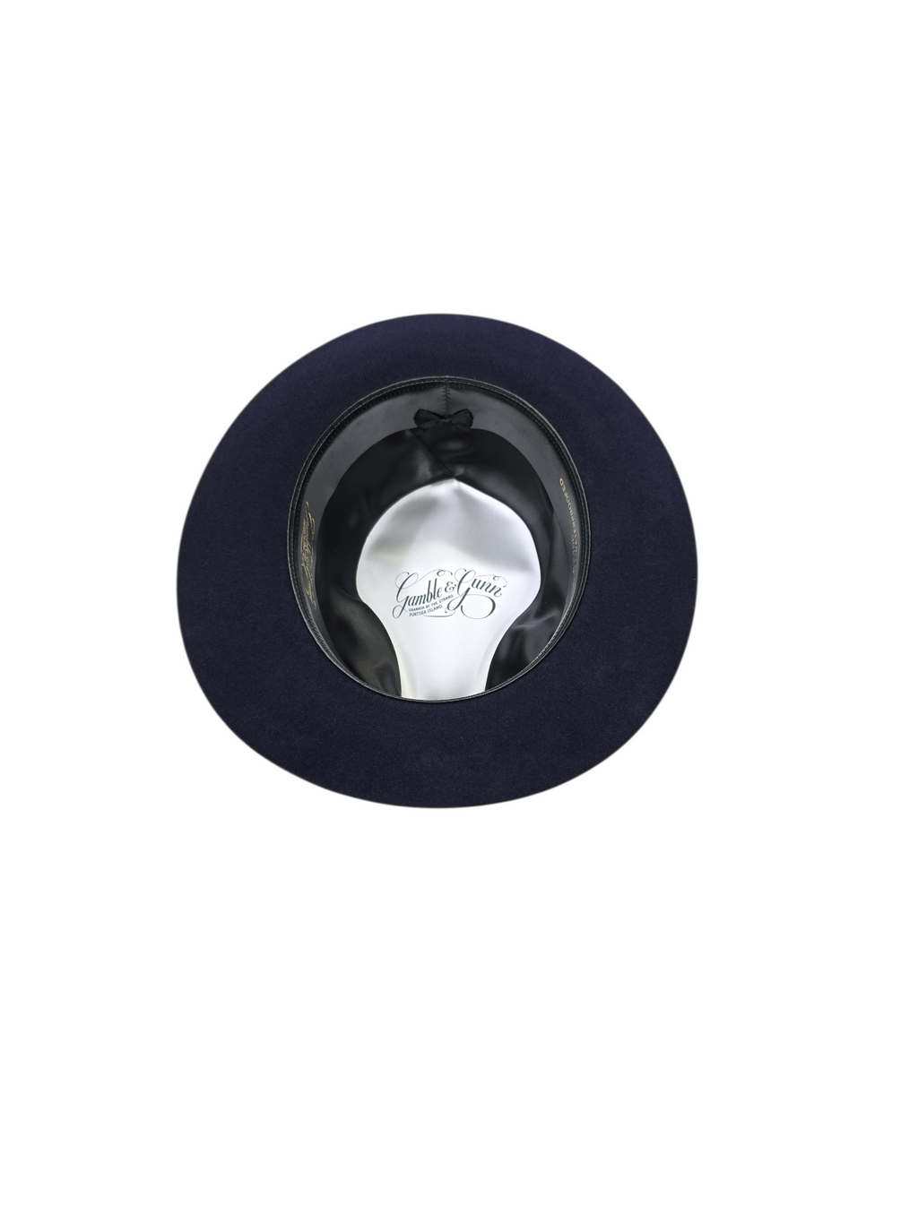 Susquehana/Gamble & Gunn Mason/Molton Classic Trilby Hat - Navy Luxury Feel image 5