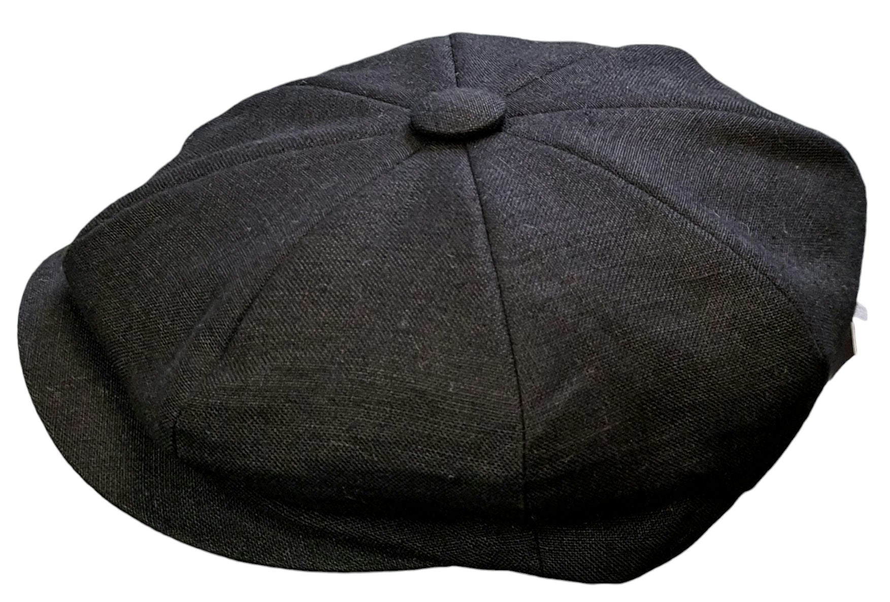 City Sport Classic Baker Boy 11" Leyton Cap Linen – Black image 2