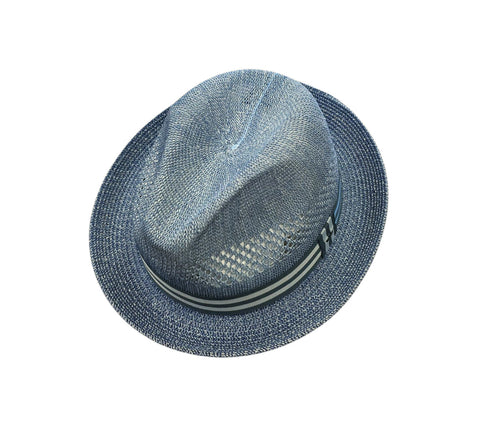 Bailey Berle Pork Pie Hat – Heather & Blue image 0