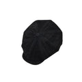 Herald and Heart Rutland Urban Baker Boy Cap - Black Suede Leather