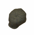 CCC Ltd Rutland Urban Baker Boy Cap - Green Herringbone Shetland Type