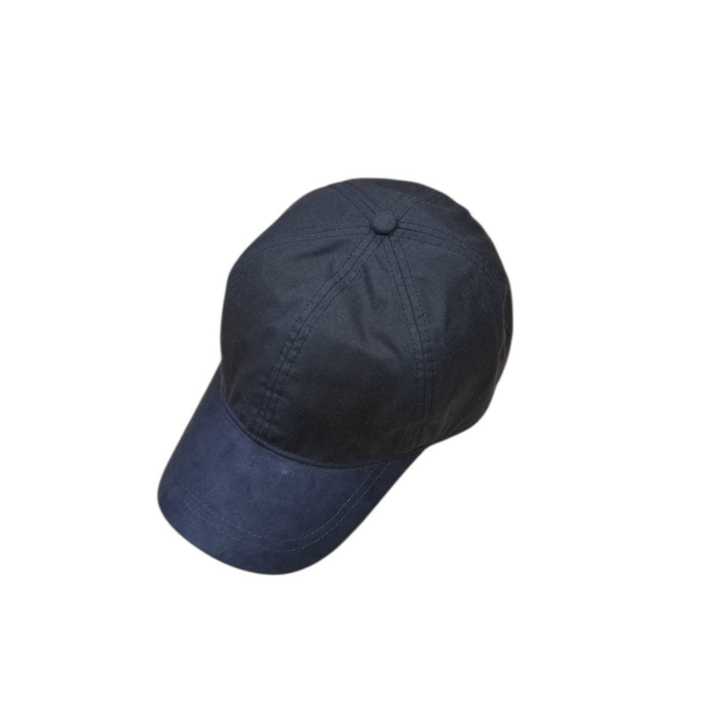 Failsworth Waxed Cotton Waterproof Baseball Cap – Navy