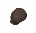 Herald and Heart Rutland Urban Baker Boy Cap - Dark Brown Waxed Cotton