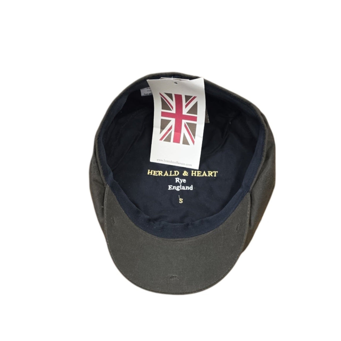 Herald and Heart Rutland Cap – Light Green Waxed Cotton