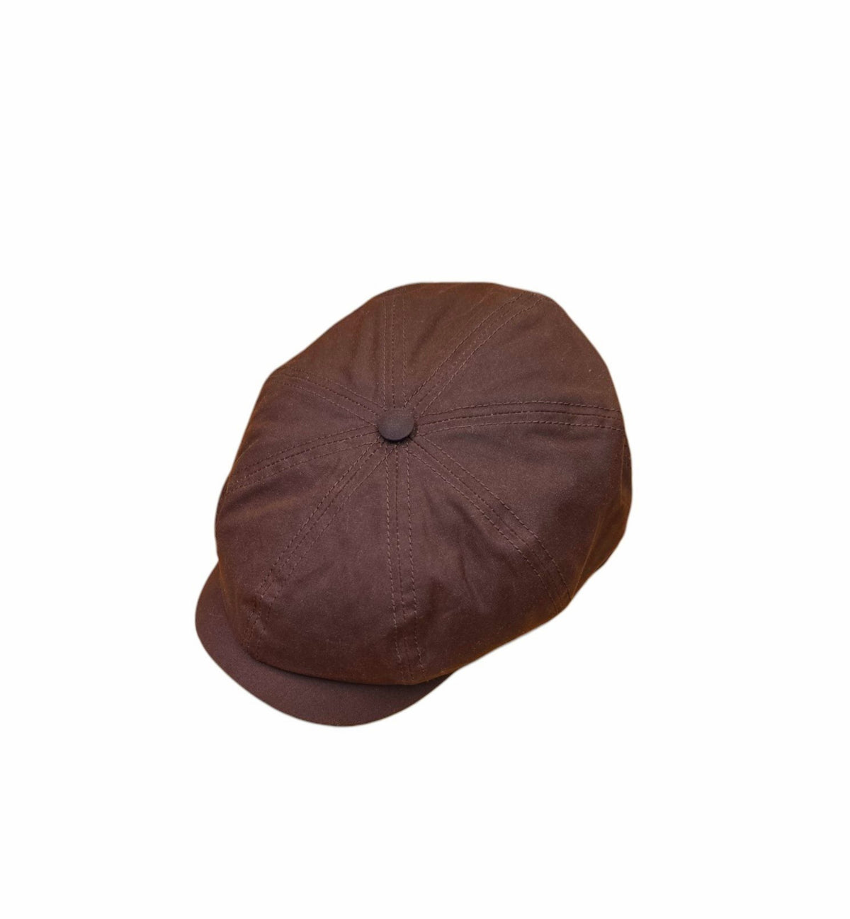 Herald and Heart Rutland Urban Baker Boy Cap - Brown Waxed Cotton