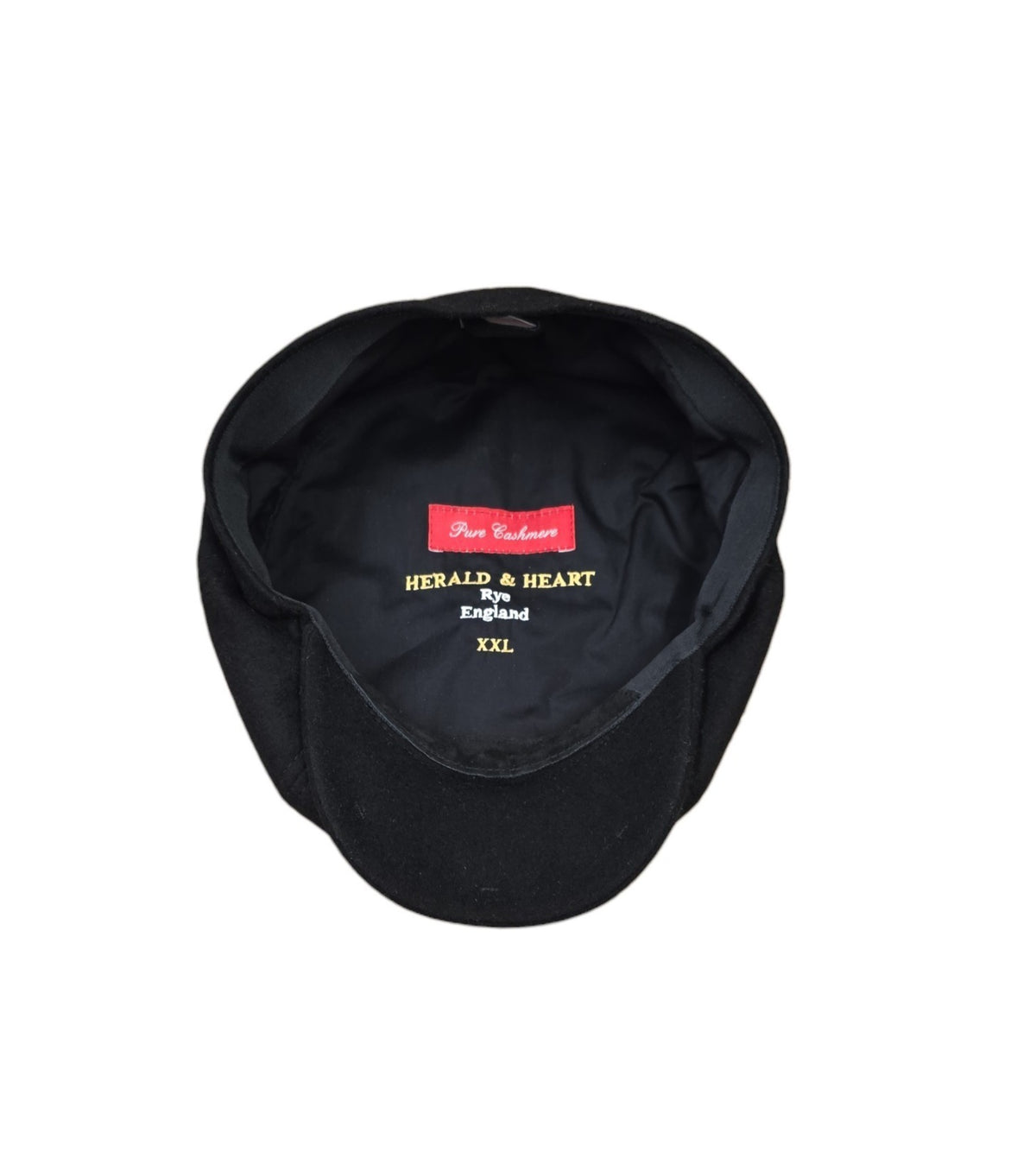 Herald & Heart Rutland Urban Baker Boy Cap - Black Cashmere Blend