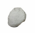 Christys' County Cap – White/Black Herringbone