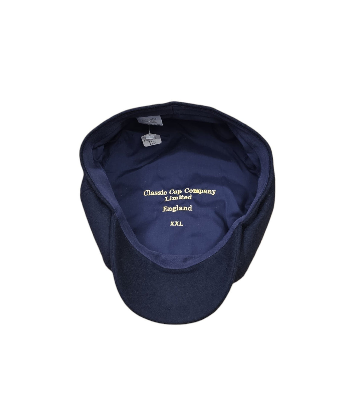 CCC Ltd Rutland Urban Baker Boy Cap- Navy Blue Cashmere Blend